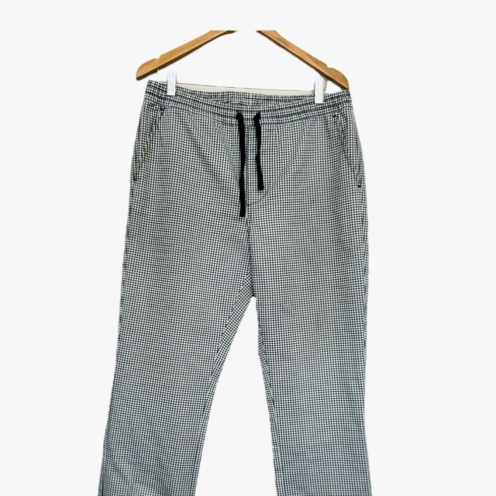 HUF Worldwide  Women's Houndstooth Skateboarding Pants Jeans Relaxed Sz M